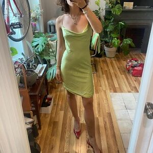 Aritzia Wilfred Only Ruched Slip Dress- Size XS